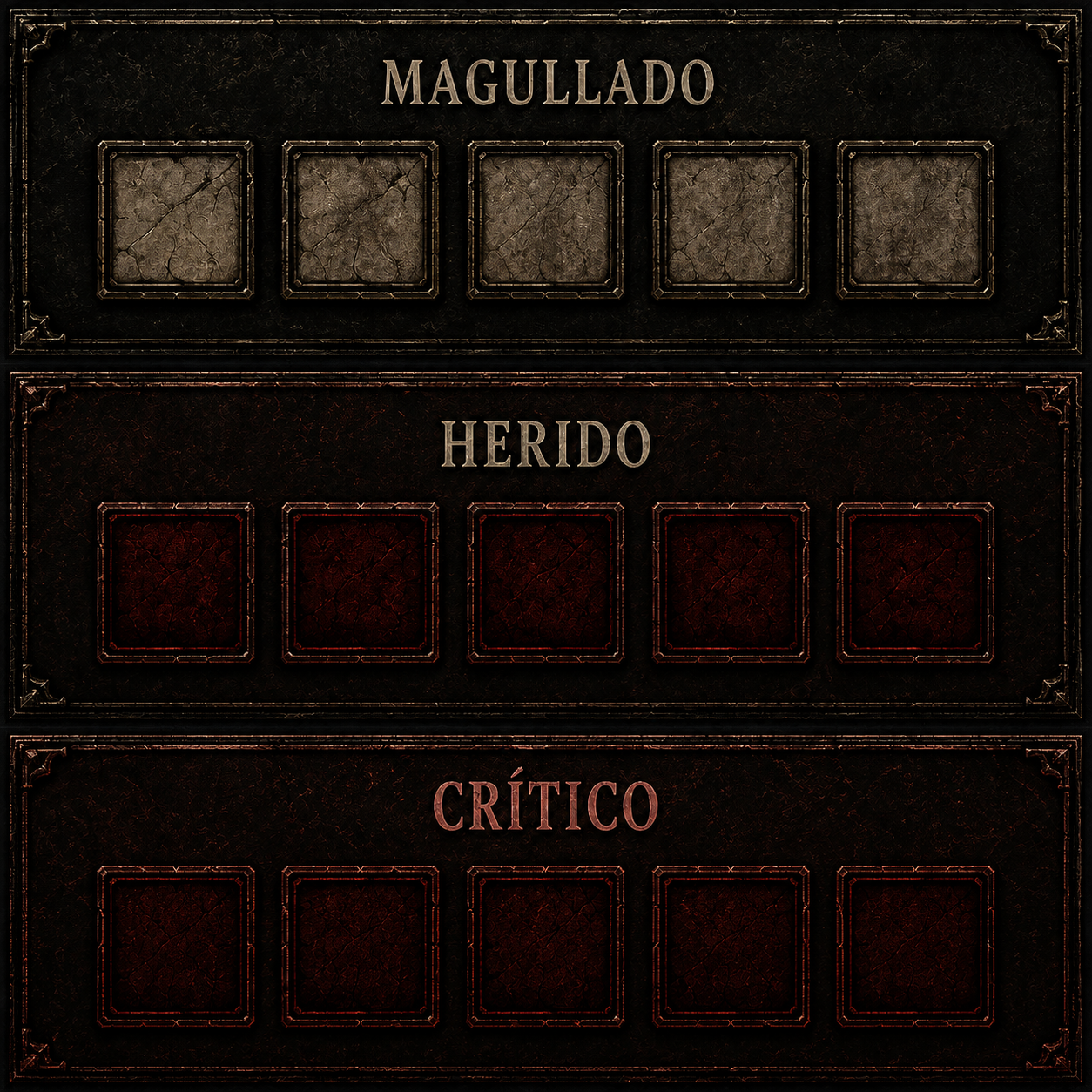 Cuadro de daño